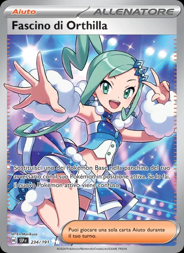 Fascino di Orthilla card in Italian