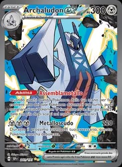 Archaludon-ex card in Italian