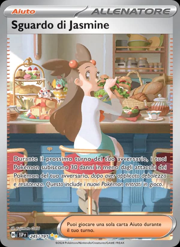 Sguardo di Jasmine card in Italian