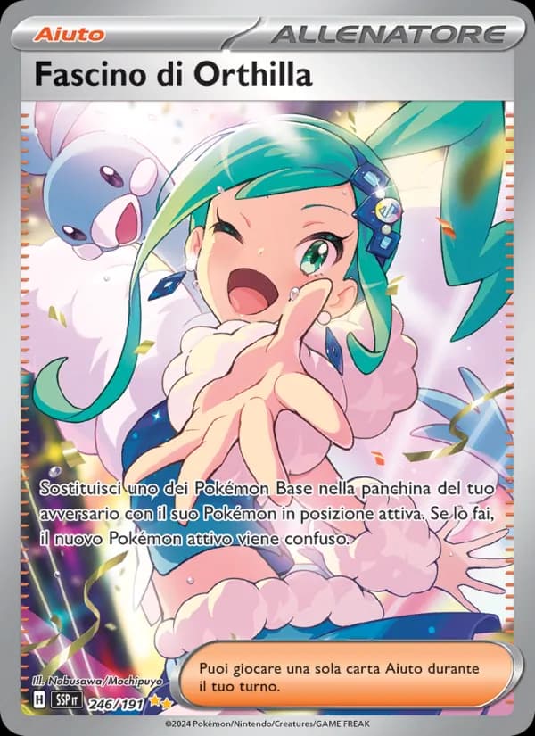 Fascino di Orthilla card in Italian