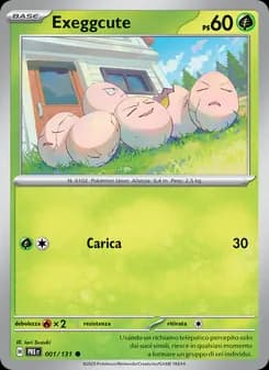 Exeggcute card in Italian