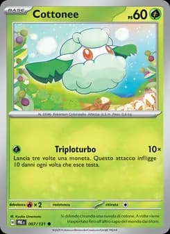 Cottonee card in Italian