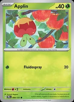 Applin card in Italian