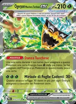 Ogerpon Maschera Turchese-ex card in Italian