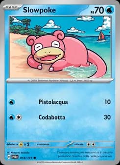 Slowpoke card in Italian