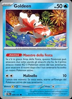 Goldeen card in Italian