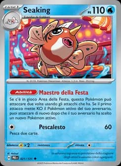 Seaking card in Italian