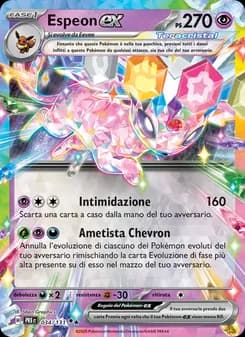Espeon-ex card in Italian