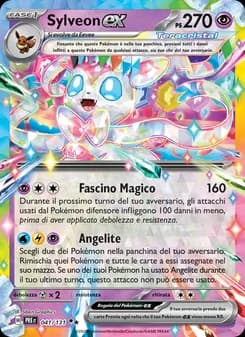 Sylveon-ex card in Italian