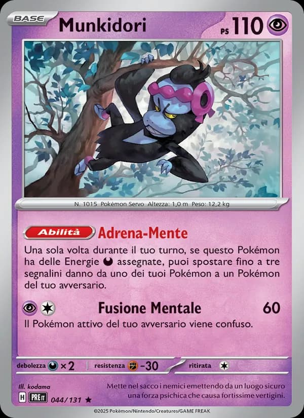Munkidori card in Italian