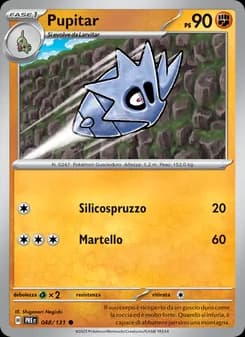 Pupitar card in Italian