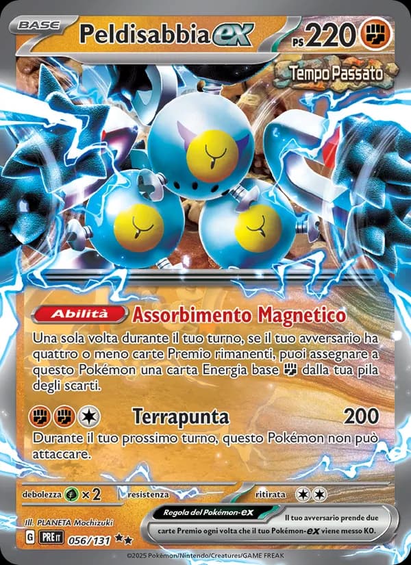 Peldisabbia-ex card in Italian