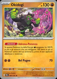 Okidogi card in Italian