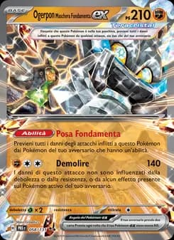 Ogerpon Maschera Fondamenta-ex card in Italian