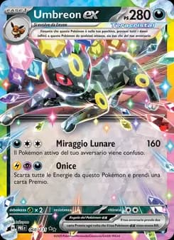 Umbreon-ex card in Italian