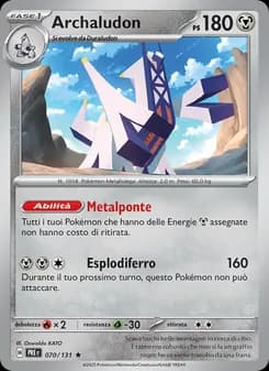 Archaludon card in Italian