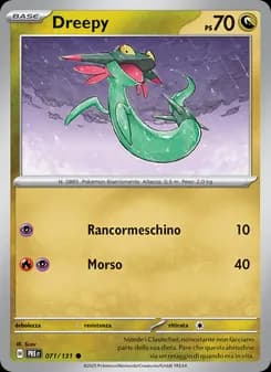 Dreepy card in Italian