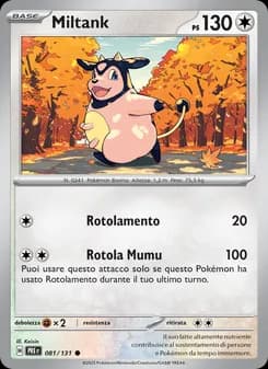 Miltank card in Italian