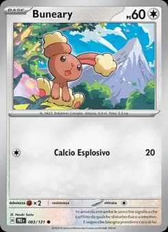 Buneary card in Italian