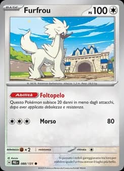 Furfrou card in Italian
