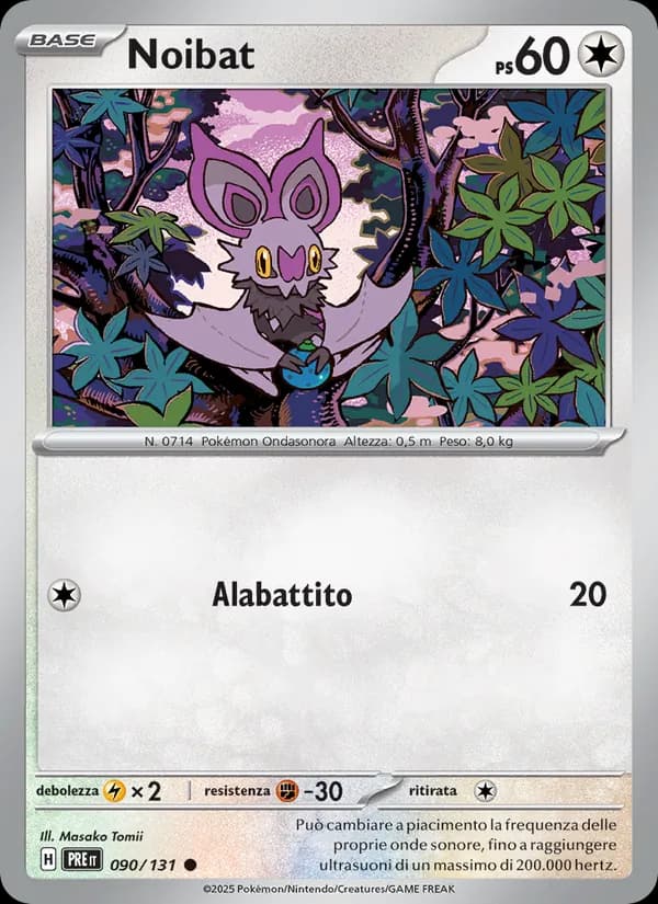 Noibat card in Italian
