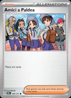 Amici a Paldea card in Italian