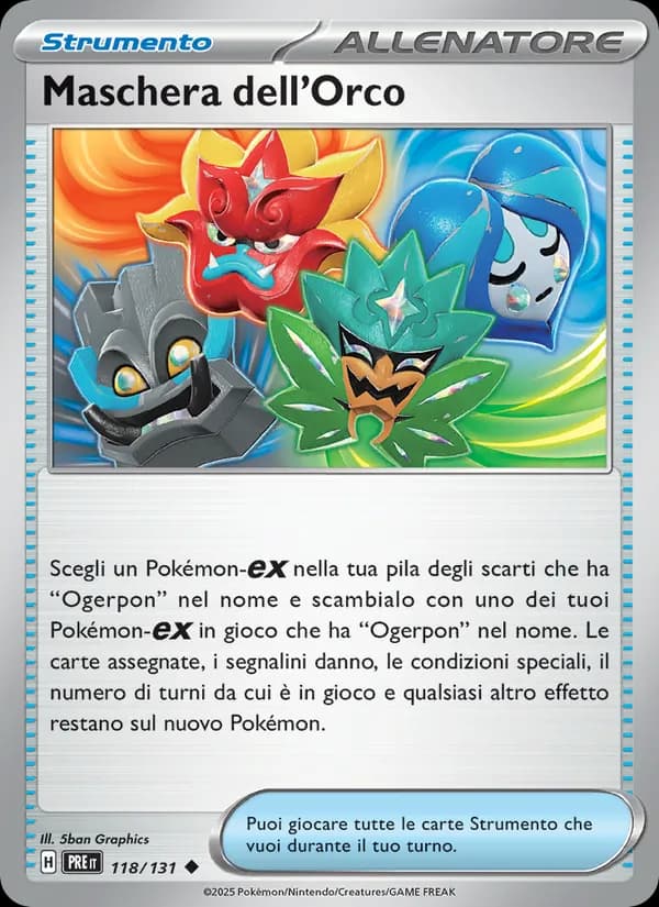 Maschera dell'Orco card in Italian