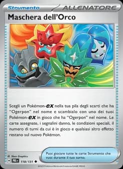 Maschera dell'Orco card in Italian