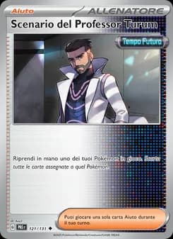 Scenario del Professor Turum card in Italian