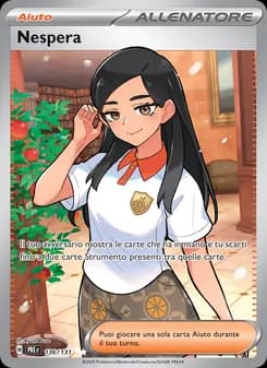 Nespera card in Italian