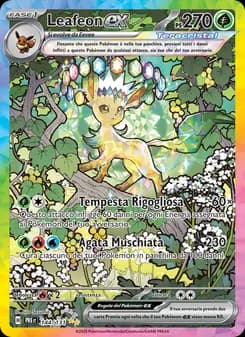 Leafeon-ex card in Italian