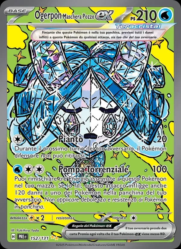 Ogerpon Maschera Pozzo-ex card in Italian