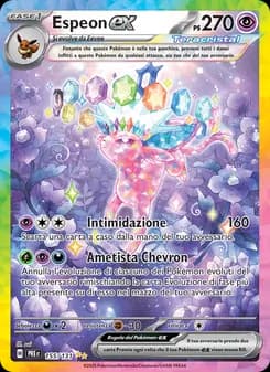 Espeon-ex card in Italian