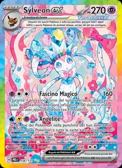 Sylveon-ex card in Italian
