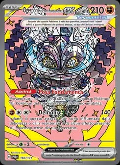 Ogerpon Maschera Fondamenta-ex card in Italian