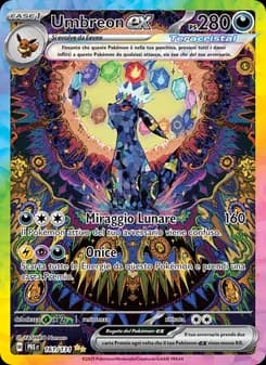 Umbreon-ex card in Italian