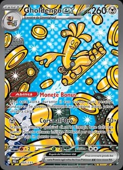 Gholdengo-ex card in Italian