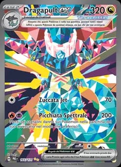 Dragapult-ex card in Italian