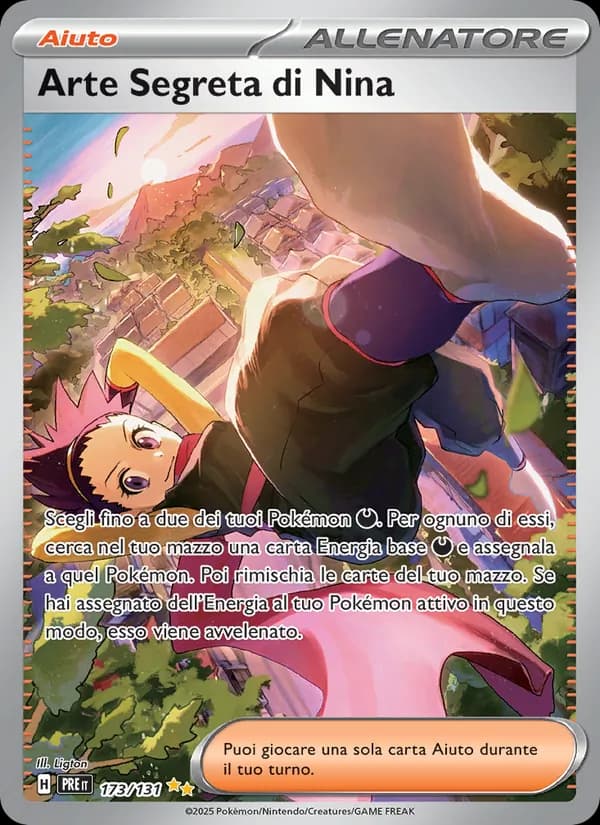 Arte Segreta di Nina card in Italian