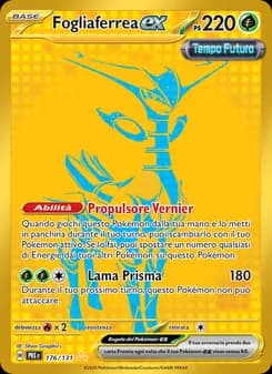 Fogliaferrea-ex card in Italian