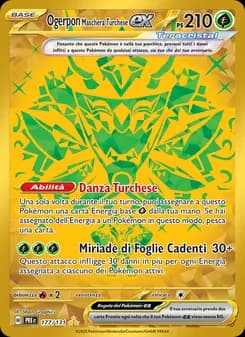 Ogerpon Maschera Turchese-ex card in Italian