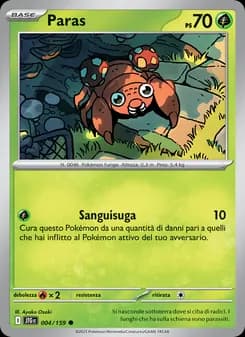 Paras card in Italian