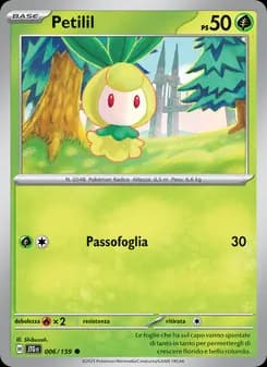 Petilil card in Italian