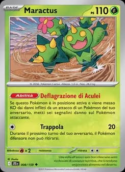 Maractus card in Italian