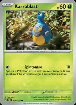Karrablast card in Italian