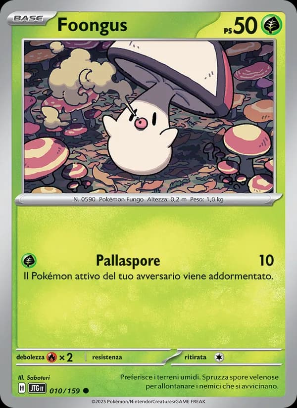 Foongus card in Italian
