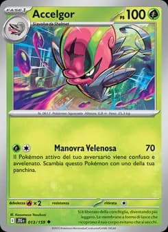 Accelgor card in Italian