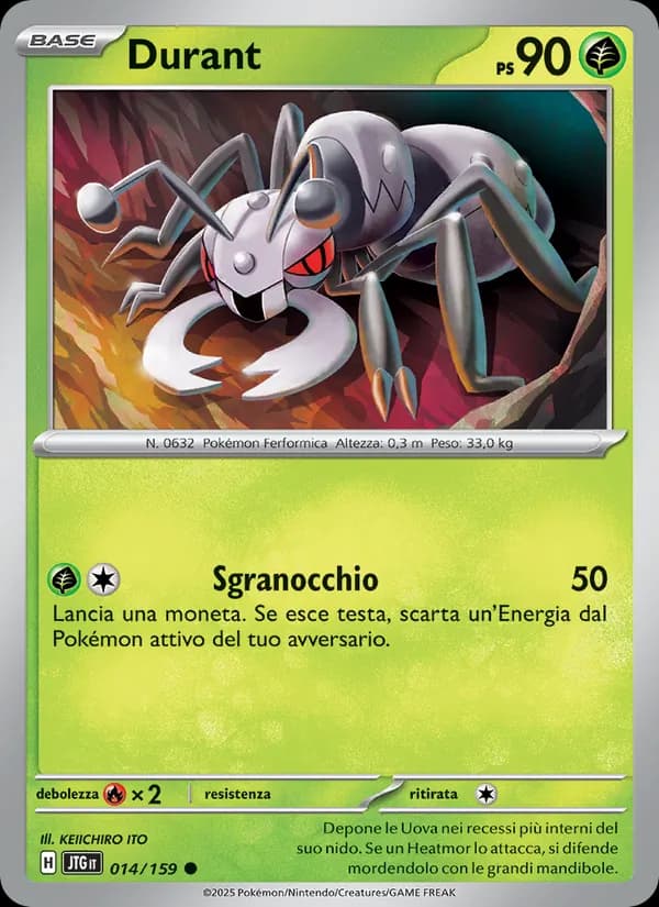Durant card in Italian