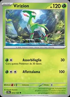 Virizion card in Italian