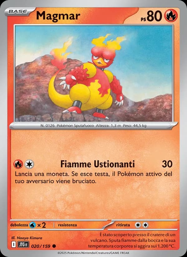 Magmar card in Italian